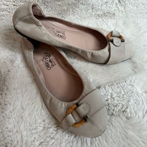 Salvatore Ferragamo leather flats